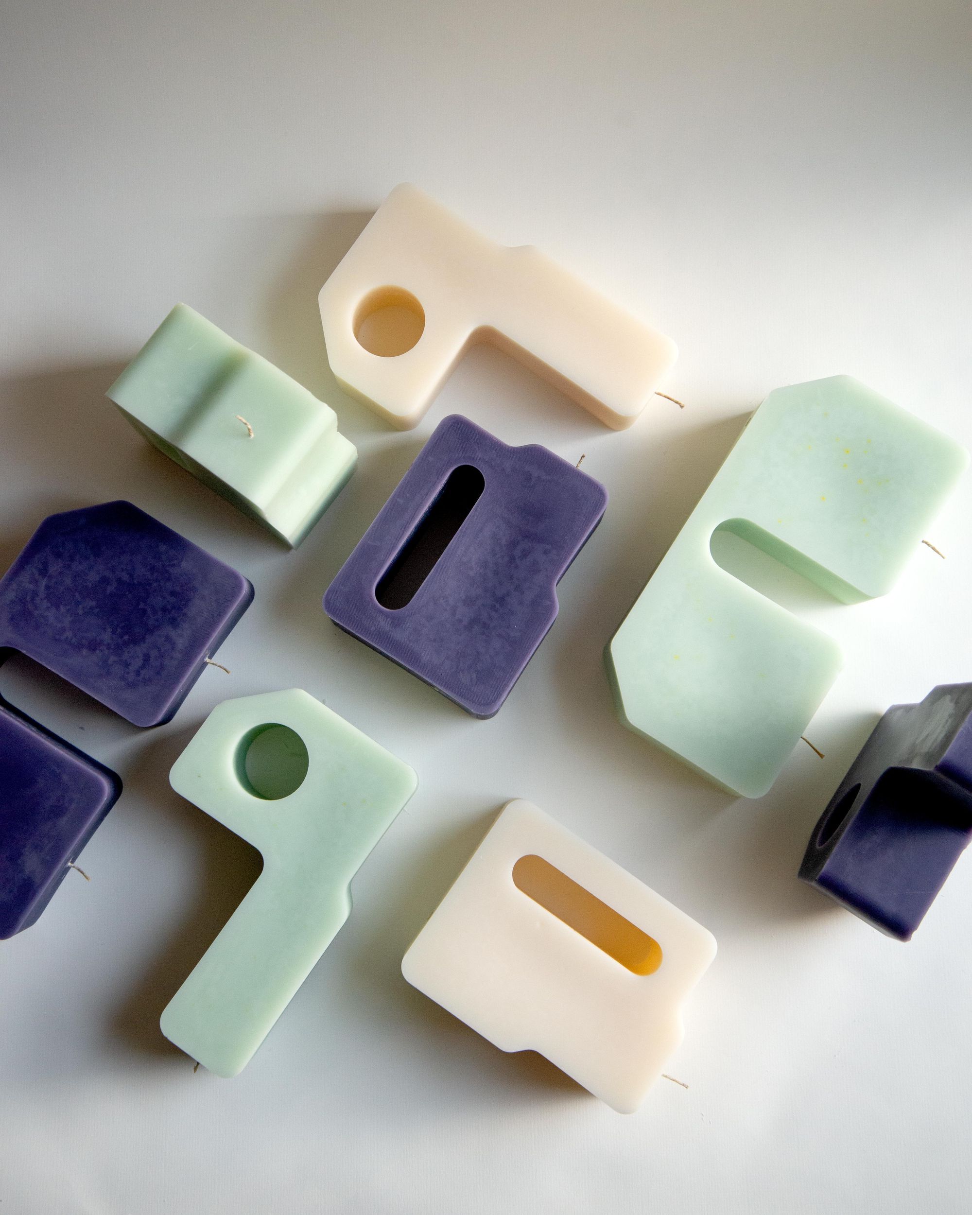 Candle series candlemaking process